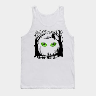 Halloween Eyes Tank Top